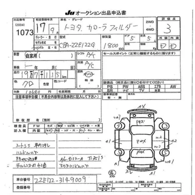 Toyota Corolla Fielder