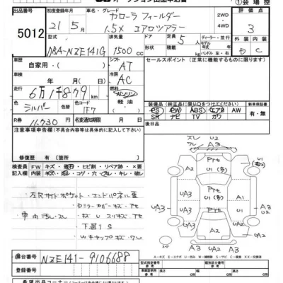 Toyota Corolla Fielder