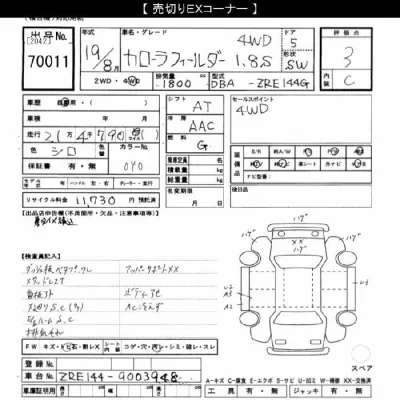 Toyota Corolla Fielder