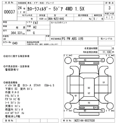 Toyota Corolla Fielder