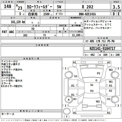 Toyota Corolla Fielder