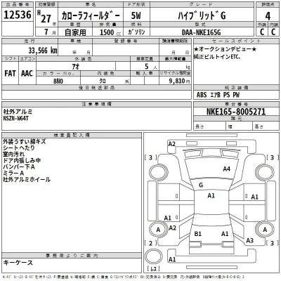 Toyota Corolla Fielder