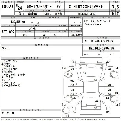 Toyota Corolla Fielder