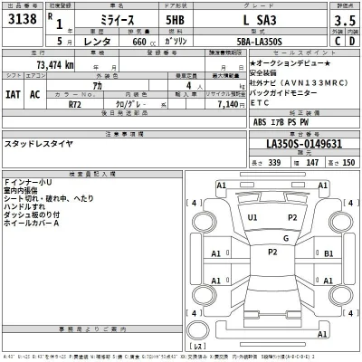 Daihatsu MIRA E S