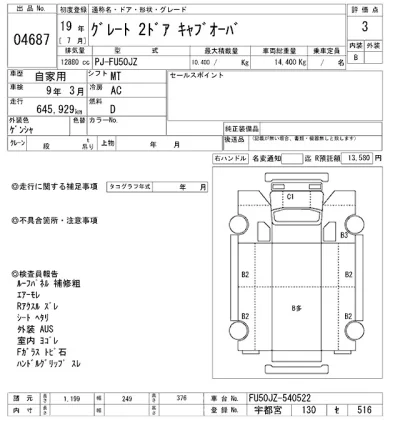 Mitsubishi FUSO SUPER GREAT