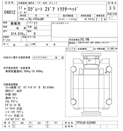 Mitsubishi FUSO SUPER GREAT