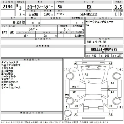 Toyota Corolla Fielder