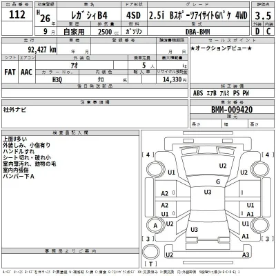 Subaru LEGACY B4