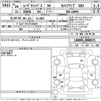 Daihatsu MOVE CANBUS