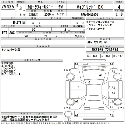 Toyota Corolla Fielder