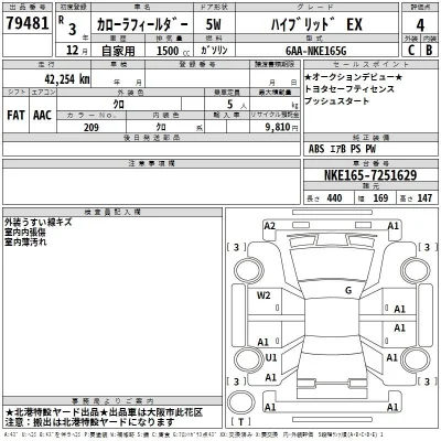 Toyota Corolla Fielder