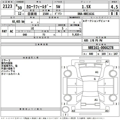 Toyota Corolla Fielder