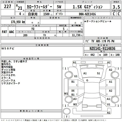 Toyota Corolla Fielder