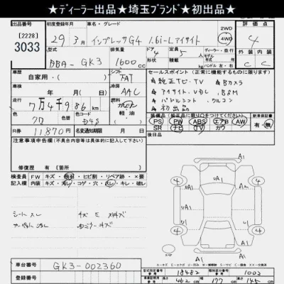 Subaru IMPREZA