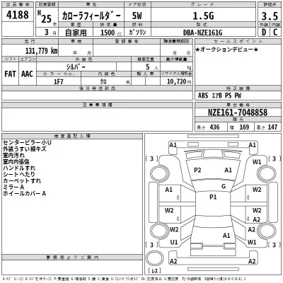Toyota Corolla Fielder