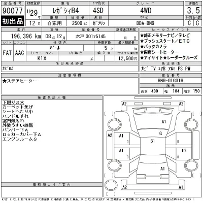Subaru LEGACY B4