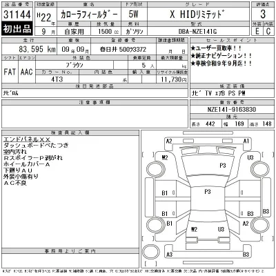 Toyota Corolla Fielder