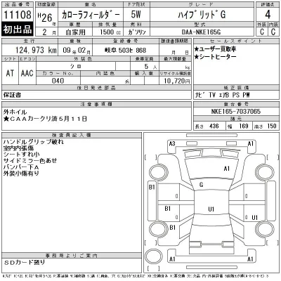 Toyota Corolla Fielder