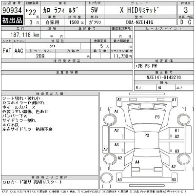 Toyota Corolla Fielder