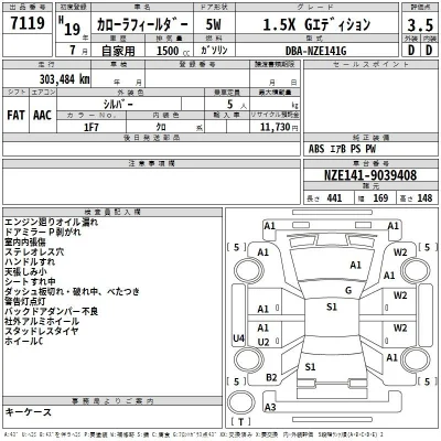 Toyota Corolla Fielder