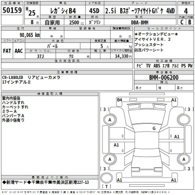 Subaru LEGACY B4