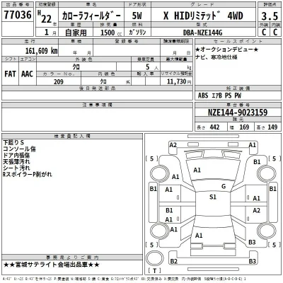 Toyota Corolla Fielder