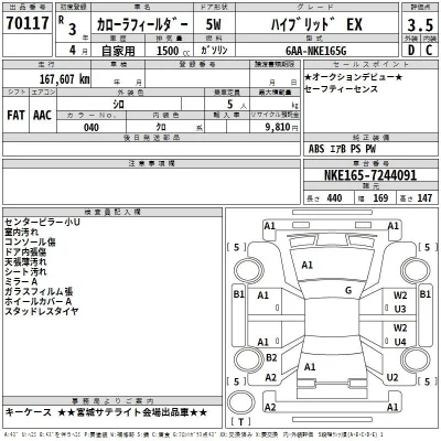 Toyota Corolla Fielder