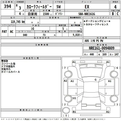 Toyota Corolla Fielder