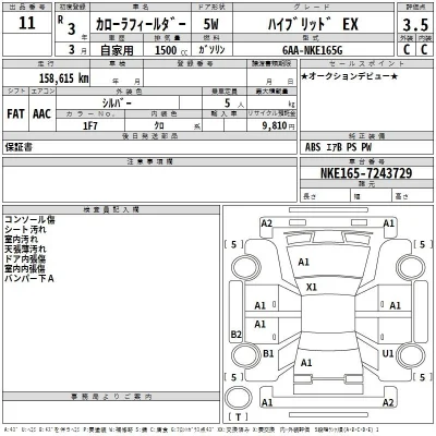 Toyota Corolla Fielder