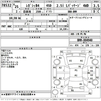 Subaru LEGACY B4