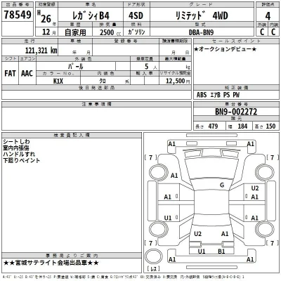 Subaru LEGACY B4