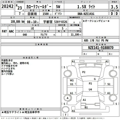 Toyota Corolla Fielder