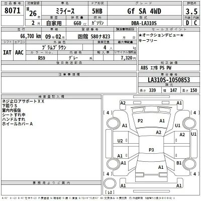 Daihatsu MIRA E S