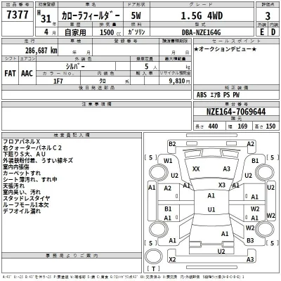 Toyota Corolla Fielder
