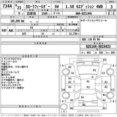 Toyota Corolla Fielder
