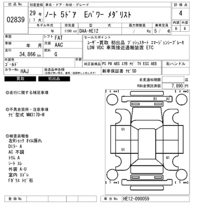 Nissan NOTE