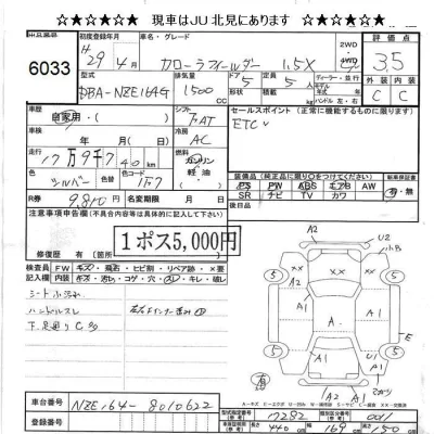 Toyota Corolla Fielder