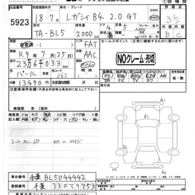 Subaru LEGACY B4