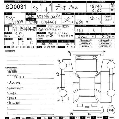 Subaru PLEO PLUS