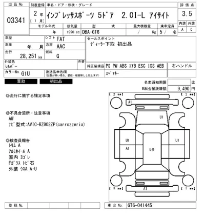 Subaru IMPREZA