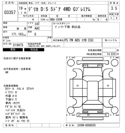 Mitsubishi DELICA D5