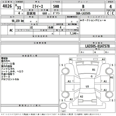 Daihatsu MIRA E S
