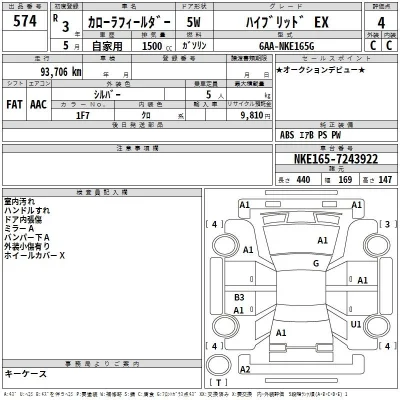 Toyota Corolla Fielder