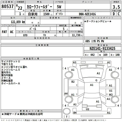 Toyota Corolla Fielder