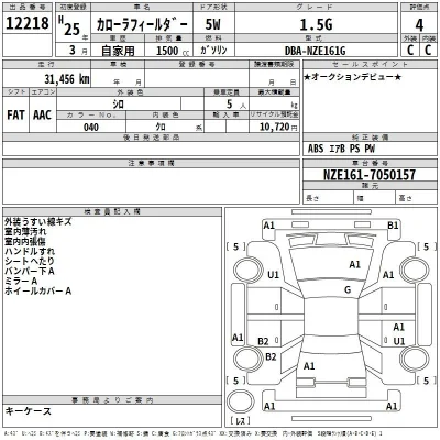 Toyota Corolla Fielder