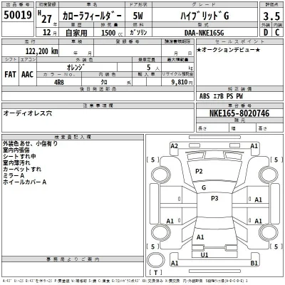 Toyota Corolla Fielder