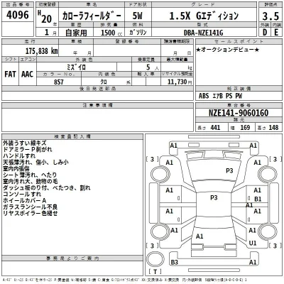 Toyota Corolla Fielder