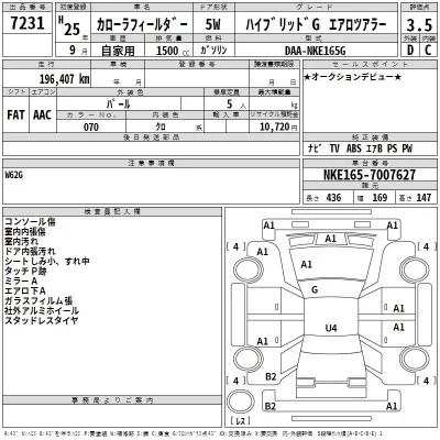 Toyota Corolla Fielder