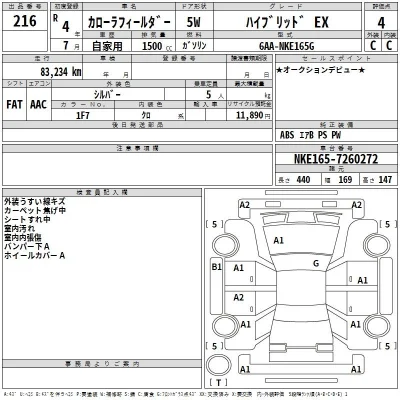 Toyota Corolla Fielder