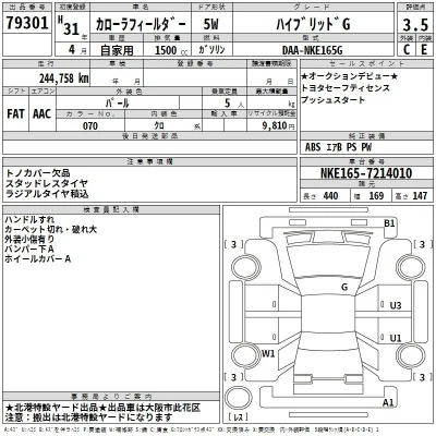Toyota Corolla Fielder